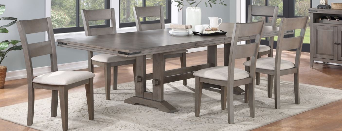 12668 Lois Grey Dining Collection