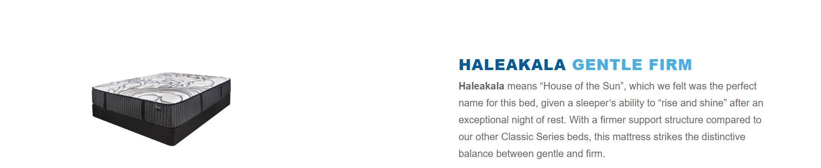 Haleakala Ultra Firm Mattress Collection Image