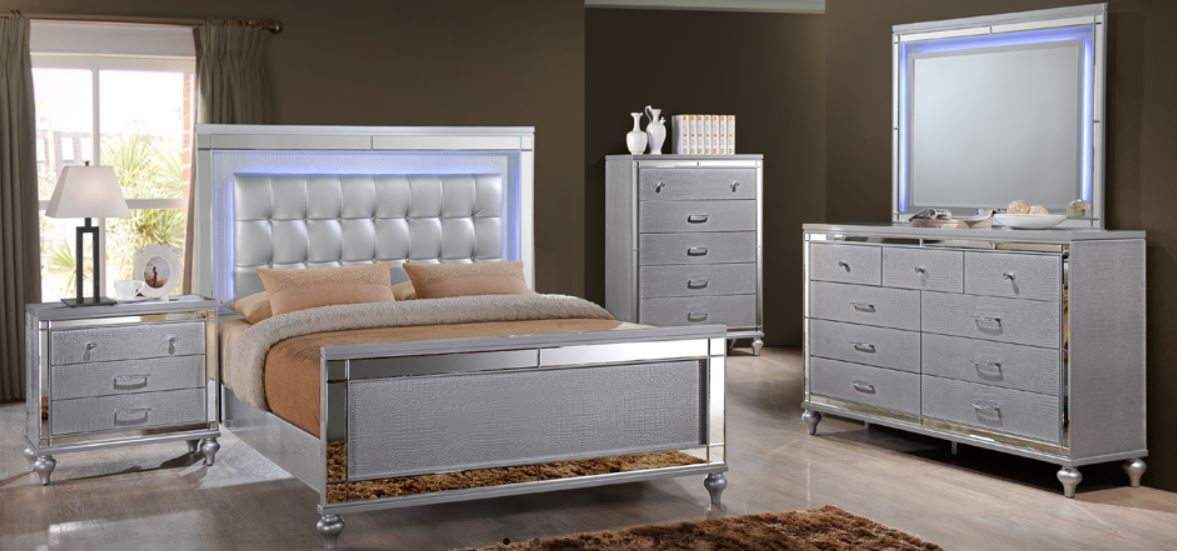 BA969 Valentino Silver Bedroom Collection Image