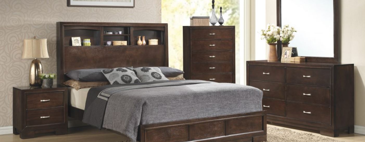 C423 Walnut Bedroom Collection Image