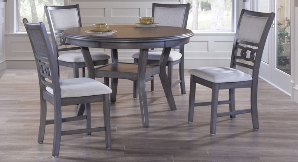 D1701-5 Gia Grey Dining Table Image